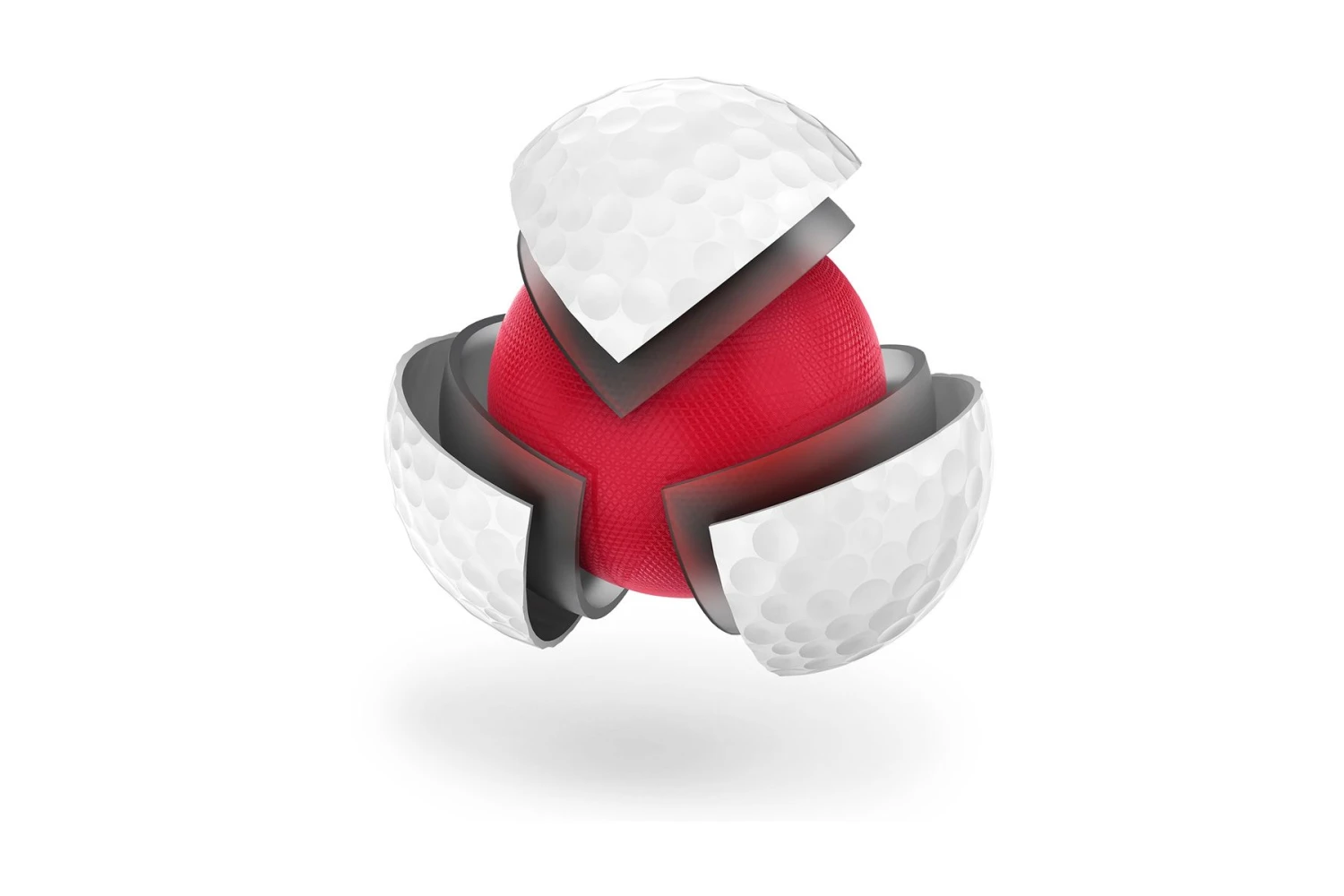 Wilson Triad Golfbälle 6 Wilson Triad Golfbälle – Bild 4