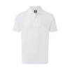 FootJoy Stretch Pique Essential Poloshirt -Golf Verkäufe 19 stretch pique solid rib knit collar 90084 white 5