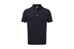 FootJoy Stretch Pique Essential Poloshirt 5 FootJoy Stretch Pique Essential Poloshirt -Golf Verkäufe 20 stretch pique solid rib knit collar 90085 navy 5