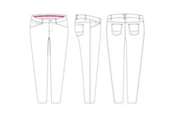 Alberto Mona WR Dots 7/8 Hose -Golf Verkäufe 26505 image4 01 221 10