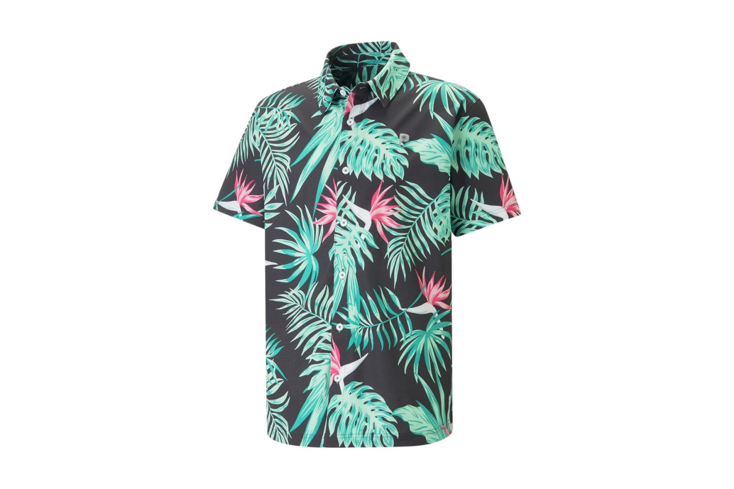 Puma X Palm Tree Crew Paradise Button-Down Golfhemd 3 Puma X Palm Tree Crew Paradise Button-Down Golfhemd
