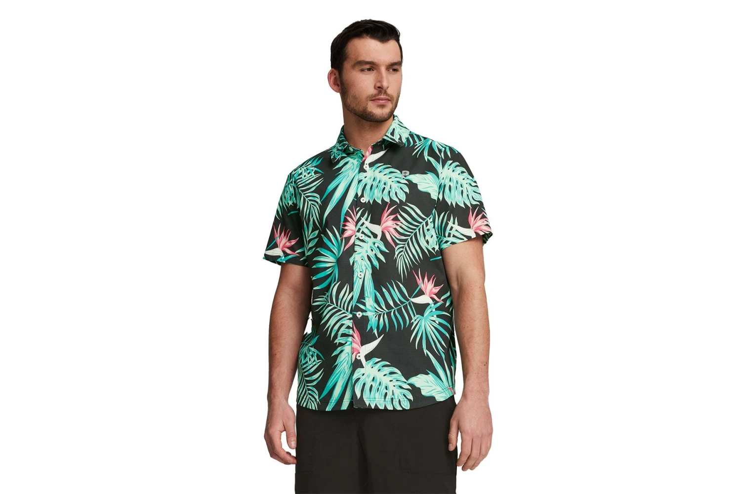 Puma X Palm Tree Crew Paradise Button-Down Golfhemd 5 Puma X Palm Tree Crew Paradise Button-Down Golfhemd – Bild 3