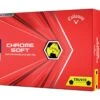 Callaway Chrome Soft Truvis Golfbälle -Golf Verkäufe balls 2020 chrome soft truvis yellow 1446 1