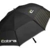Cobra Branded Double Canopy Golfschirm -Golf Verkäufe cobra regenschirm double canopy