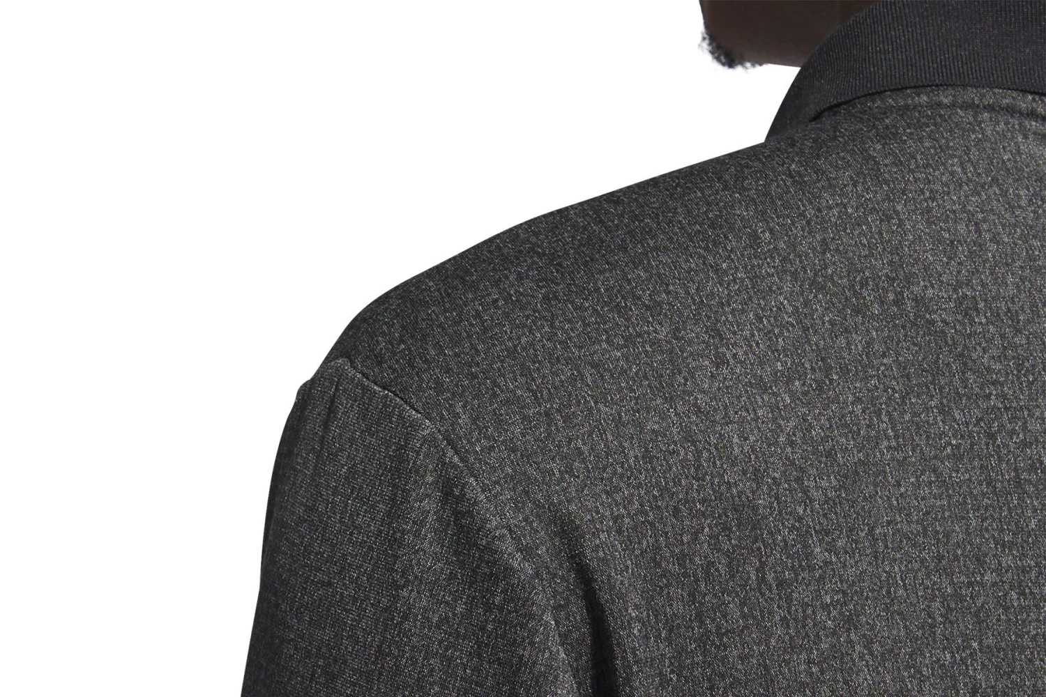 Adidas Essentials Heathered Poloshirt Langarm 9 Adidas Essentials Heathered Poloshirt Langarm – Bild 7