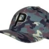 Puma Cap Junior P Series Camou Snapback -Golf Verkäufe puma youth camo oliv gruen 1
