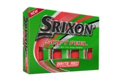 Srixon Soft Feel Brite Golfbälle -Golf Verkäufe sf12 brite red package front flip 2